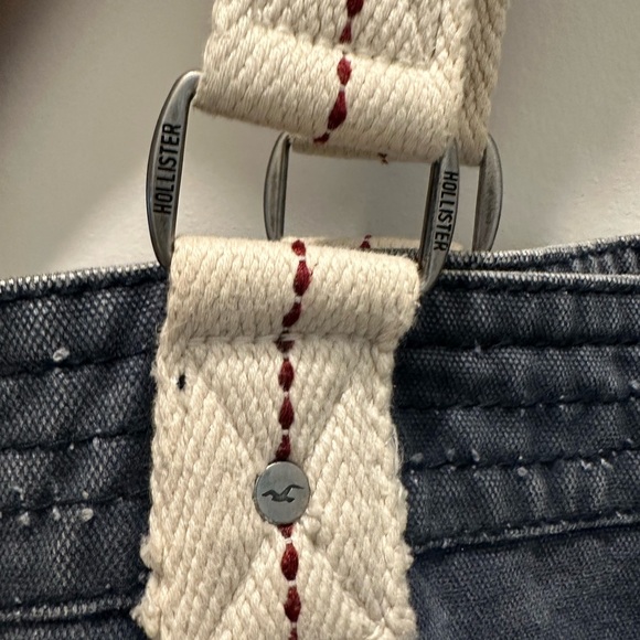 Vintage Hollister Dark Blue and Cream Tote Bag - Picture 6 of 9